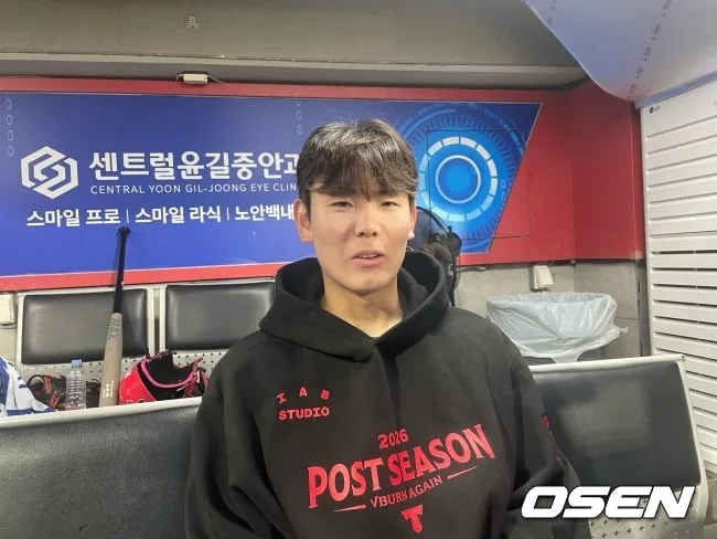'퍼펙트 5아웃' PS 데뷔 2연속 홀드 강심장, 무적 마무리 닮고 싶은 10R 기적남 "가을야구까지 하다니 꿈 같은 시즌"