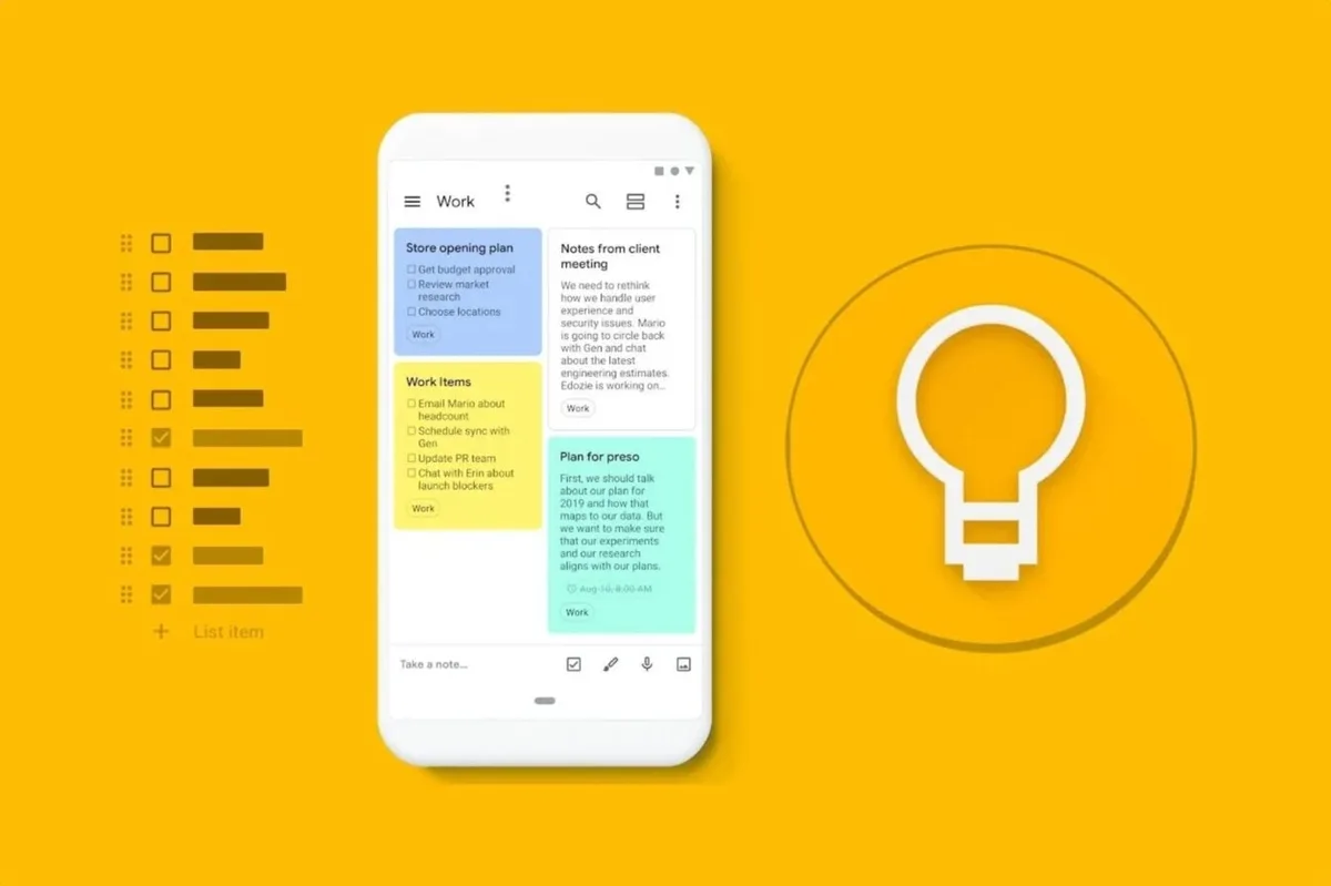Google Keep ne plaisante plus avec ces deux nouveautés