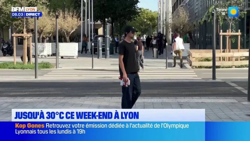 Demain c'est l'automne, mais il fait encore chaud à Lyon avec 5 degrés au-dessus des normales