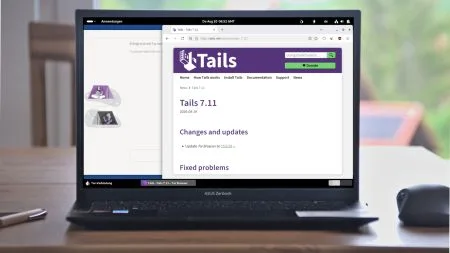 Anonymisierendes Linux: Tails 7.11 pflegt Software und schließt Schwachstellen