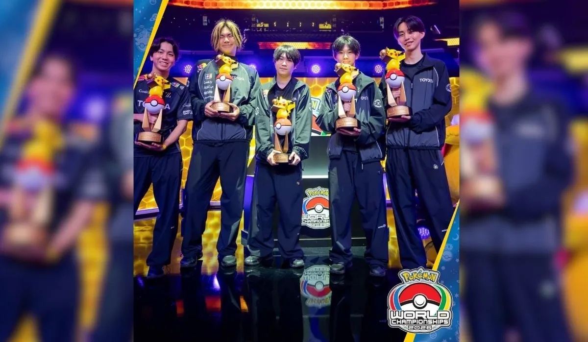 Pokémon Worlds 2026 termina com oito campeões e Japão leva cinco títulos