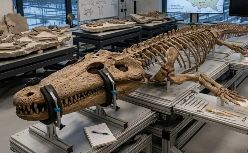 Cientistas descobrem fóssil de 240 milhões de anos com 6 metros e mais de uma tonelada