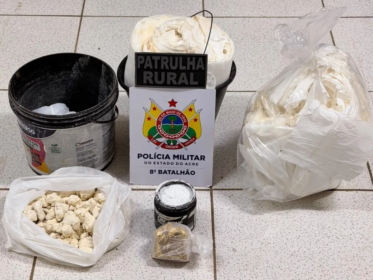 Militares apreendem mais de 2 kg de drogas durante patrulhamento em Sena Madureira