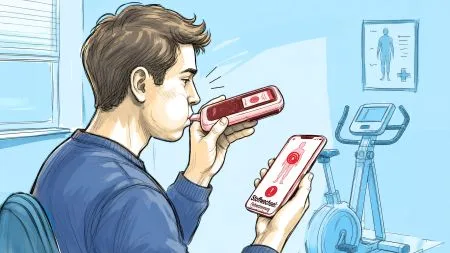 heise+ | Vom Sport-Tracker bis zur Krebsfrüherkennung: Was Atemtests heute leisten