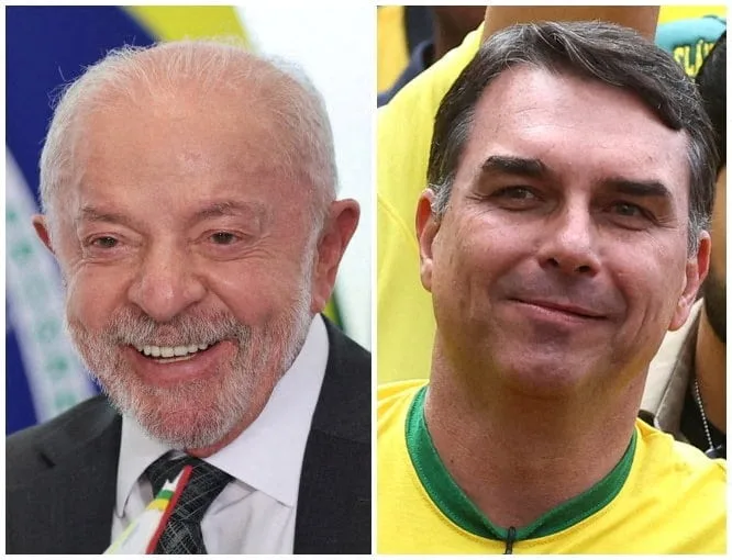 Lula cresce e empata com Flávio Bolsonaro, que cai na nova pesquisa Futura