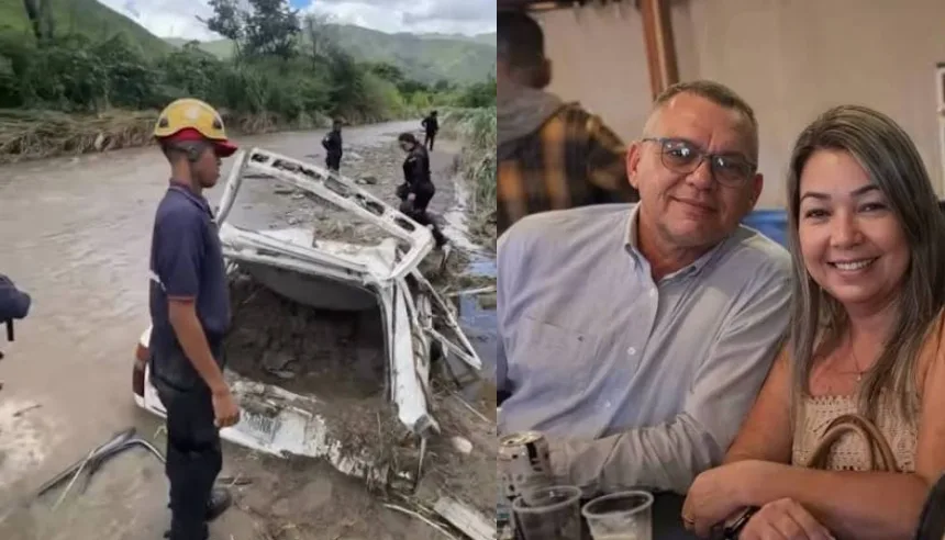 Hallan en el embalse de Zuata el cuerpo del empresario que fue arrastrado por el río Aragua: autoridades buscan a su esposa