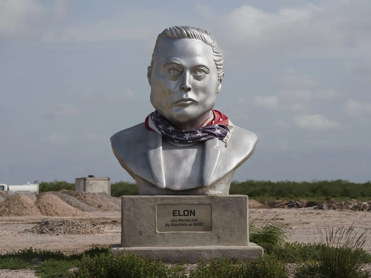 SpaceX’s Starbase is getting a few monuments dedicated to Elon Musk. Not all will be flattering.