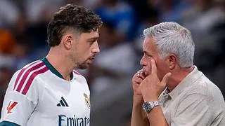 José Mourinho elogia a Fede Valverde: "Tristemente solo tenemos uno"
