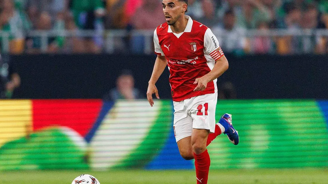 Ricardo Horta desfalca SC Braga durante várias semanas
