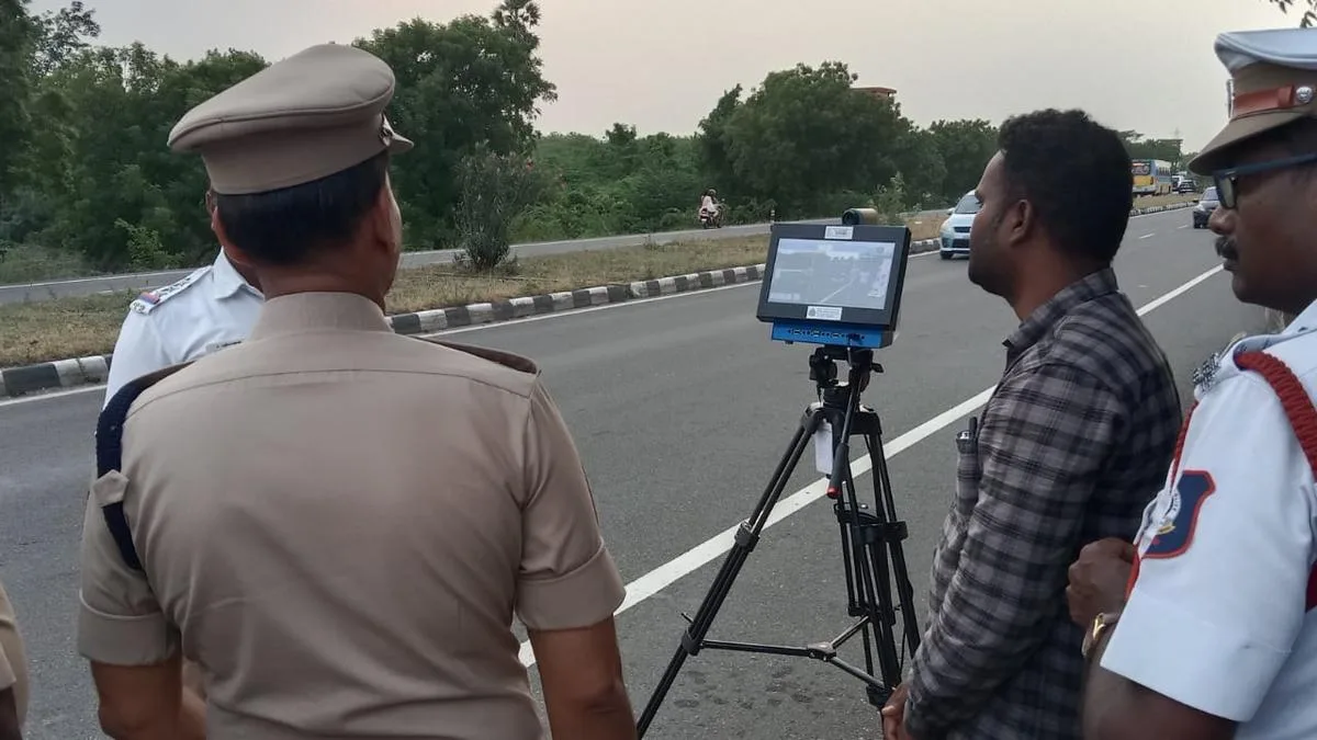 Tiruchi City Police deploys advanced automatic speed laser camera
