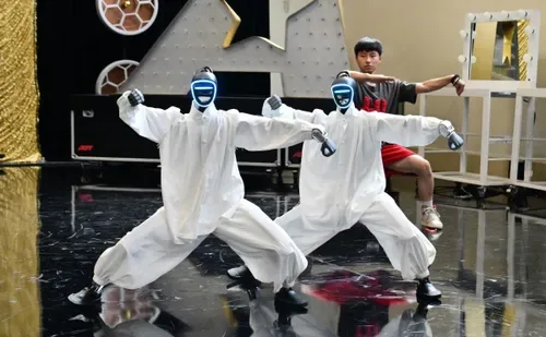 China's robot dancers limber up for America's Got Talent final