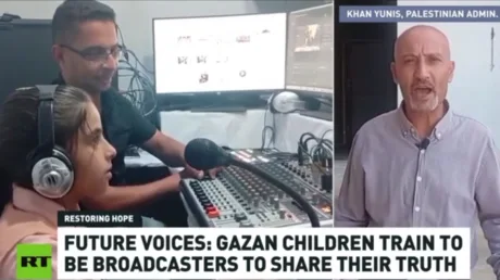 ‘Palestinian children have dreams’: Youth media initiative teaches kids in war-torn Gaza (VIDEO)