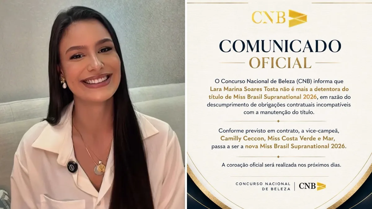 Miss Brasil Supranational 2026 perde título após anunciar gravidez: 'Sou uma futura mãe e isso não cancela minha história'