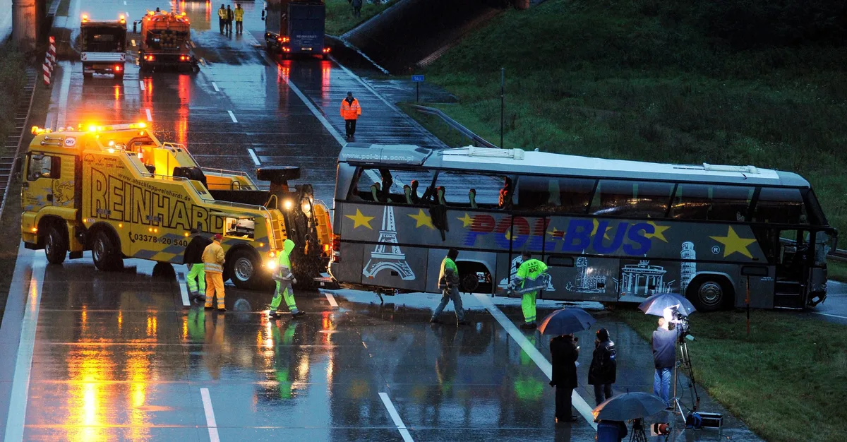 Coach carrying German high-school students crashes in Netherlands