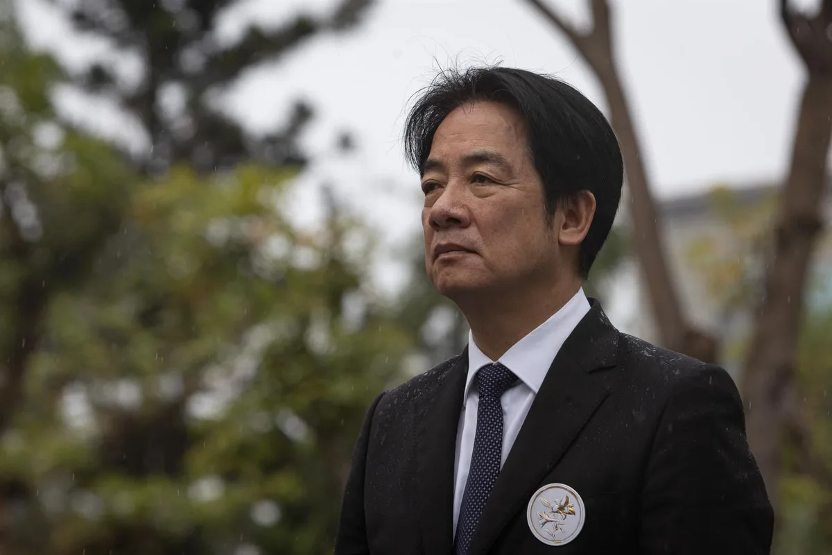 Lai afirma en el Día Nacional que el refuerzo en Defensa busca disuadir el conflicto ante la "presión" de China