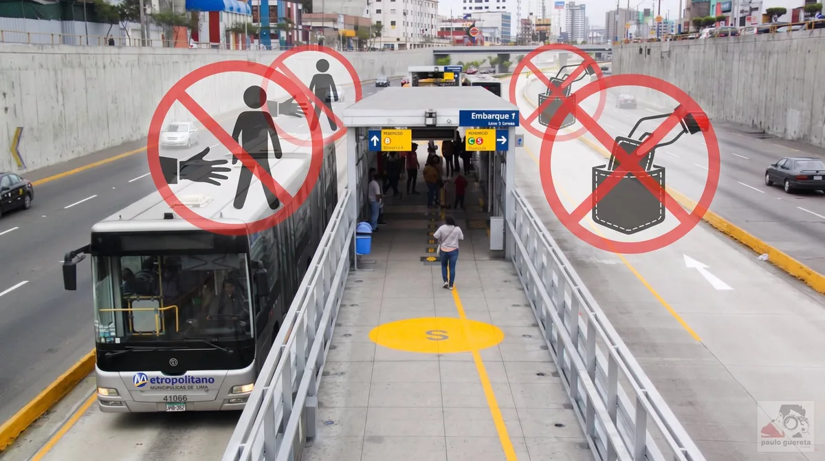 Seguridad en el Metropolitano: Reporte de robos, acoso y protocolo de emergencia