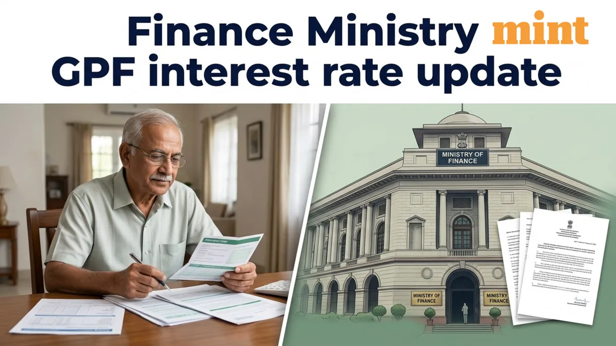 GPF interest rate: Finance Ministry leaves 7.1% unchanged for Oct-Dec 2026 quarter—what govt employees should know