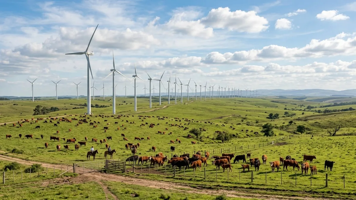 Un ganadero instaló turbinas eólicas en su campo y el viento ya representa el 50% de sus ingresos