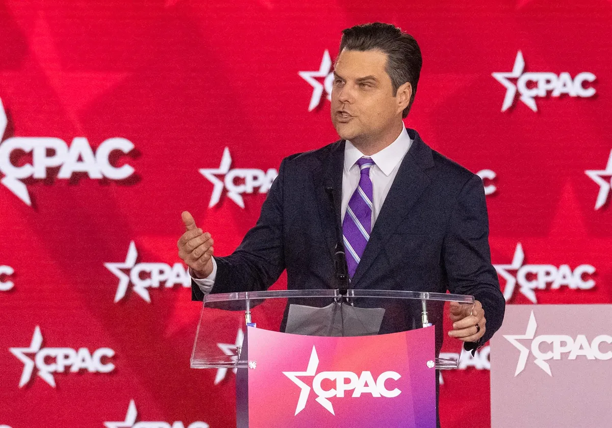 Gaetz, excandidato de Trump a fiscal, acusado de tráfico de mujeres cuando estaba en la Cámara de Representantes