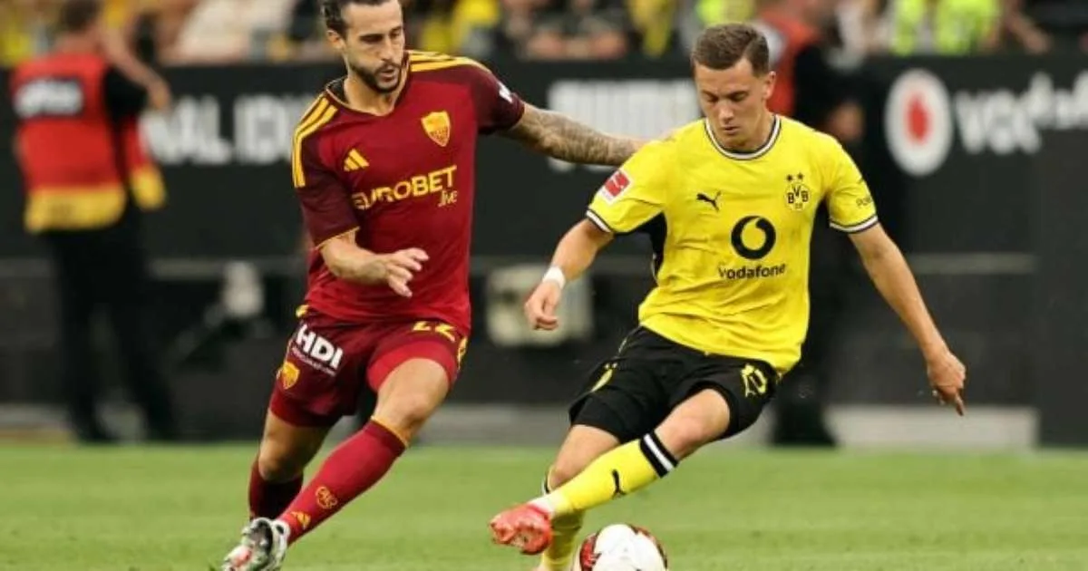 Borussia Dortmund e Roma fecham pré-temporada com empate em amistoso