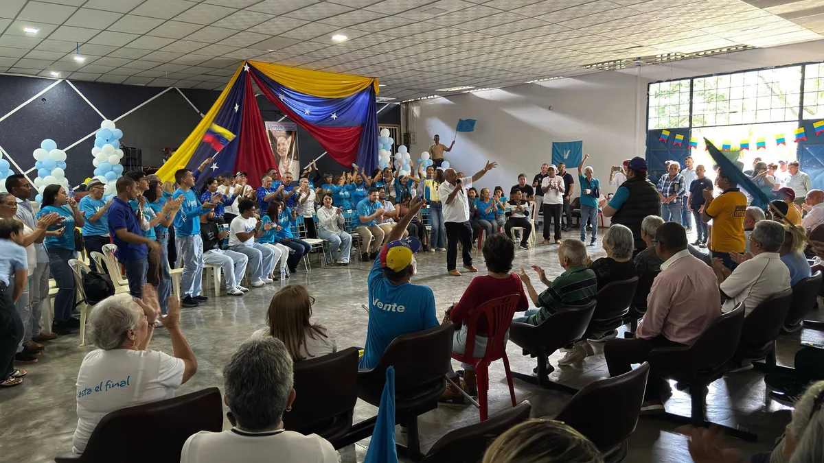 Al unísono, guariqueños gritaron que esperan por el regreso de María Corina Machado a Venezuela (VIDEO)