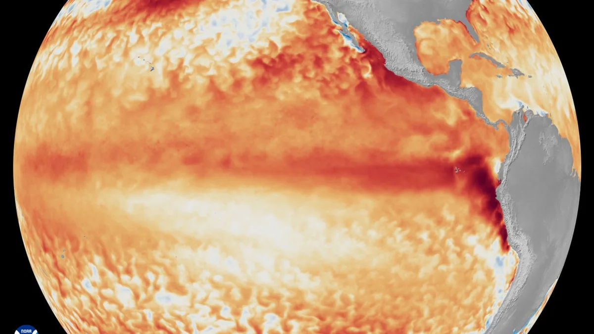 El 'Súper El Niño' se transforma en 'El Niño Godzilla' y rompe el récord histórico de temperatura meses antes de alcanzar su punto máximo