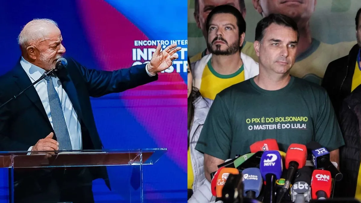 Pesquisa AtlasIntel mostra como crise no STF impacta Lula e Flávio Bolsonaro