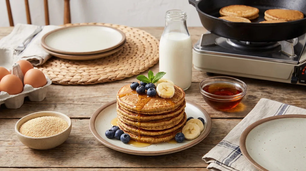 Receta de hot cakes de amaranto: ideal para un antojo delicioso y saludable