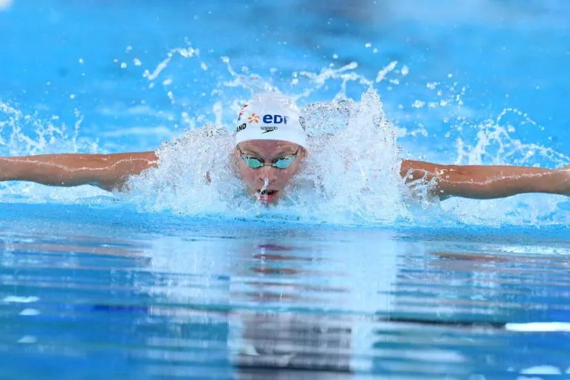 Léon Marchand après sa médaille d'or sur 200 m papillon : « Il y a eu des doutes, je n'étais pas sûr de faire ces Championnats d'Europe »