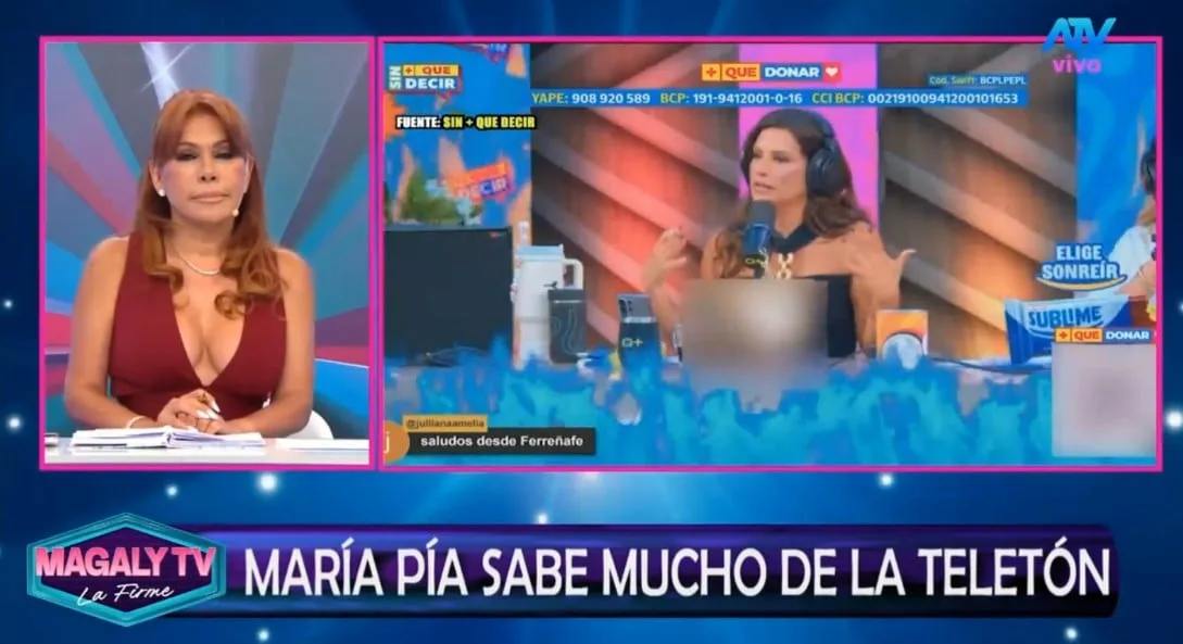 Magaly confirma invitación para la Teletón y advierte infidencia de María Pía: “No soy tapa hueco de nadie”