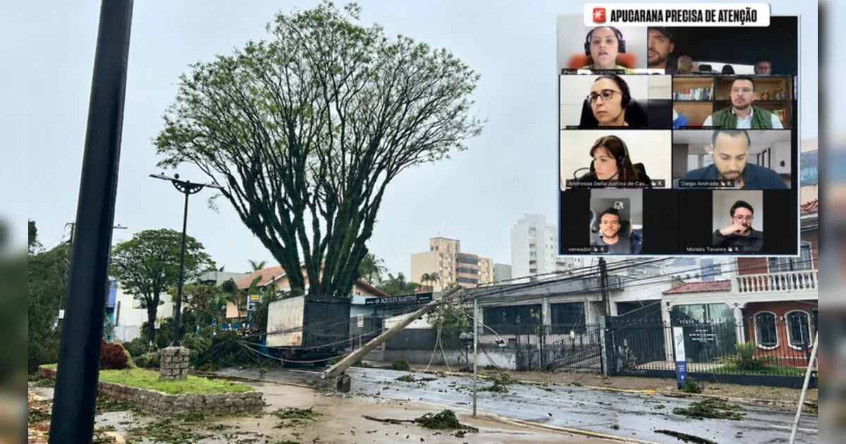 Câmara de Vereadores acompanha ações após temporal que atingiu Apucarana