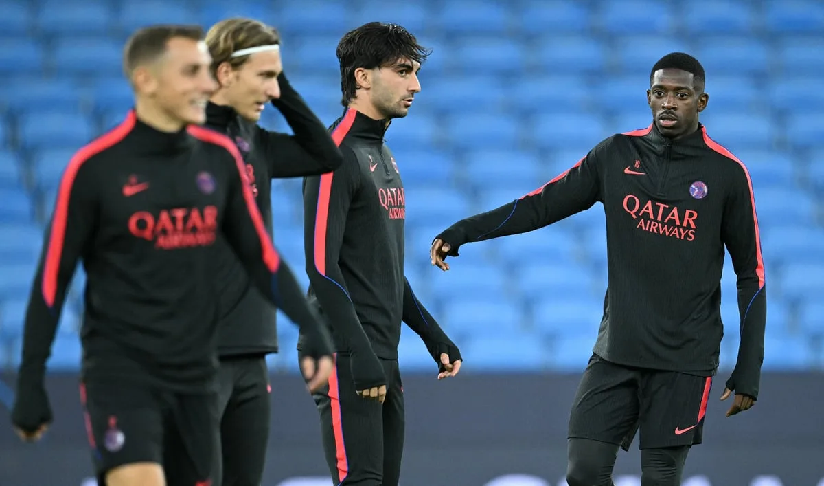 PSG XI vs Man City: Starting lineup, confirmed team news, injury latest for Champions League today