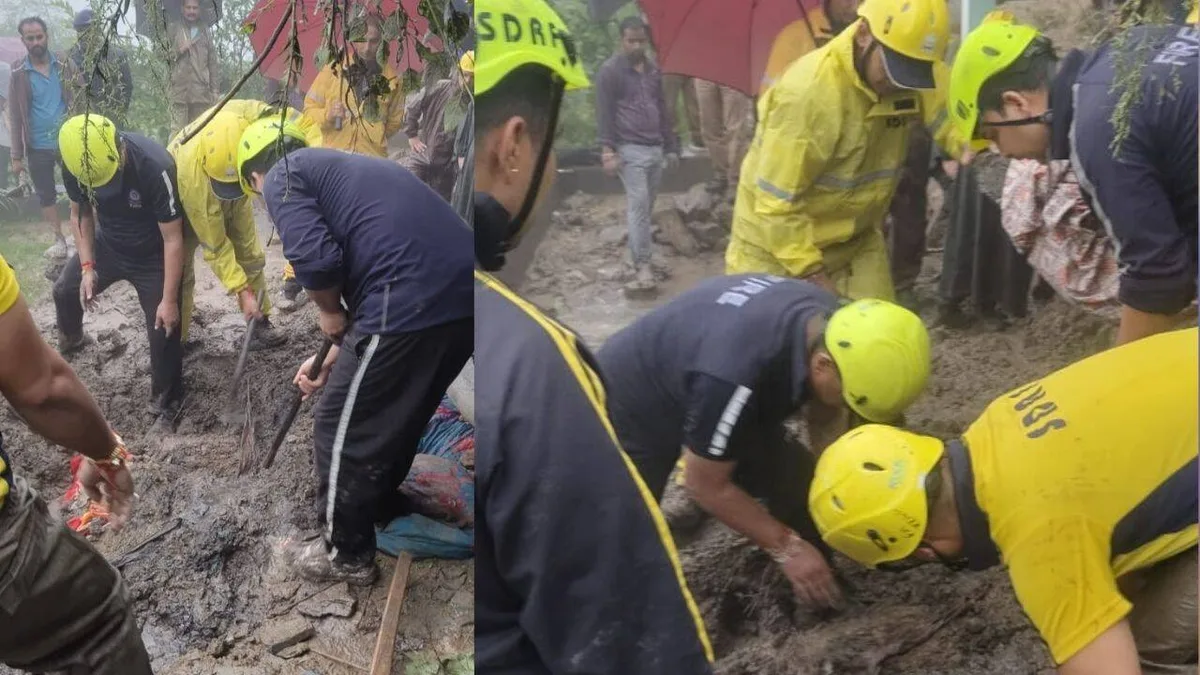 3 of family killed as landslide debris hits house amid heavy rain in Almora