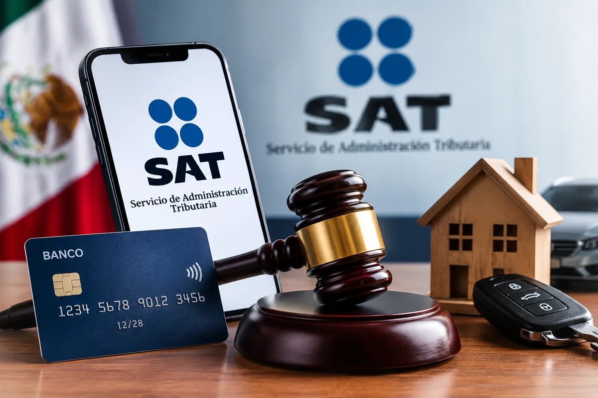SAT puede embargar tus bienes y cuentas bancarias: ¿en qué casos aplica?