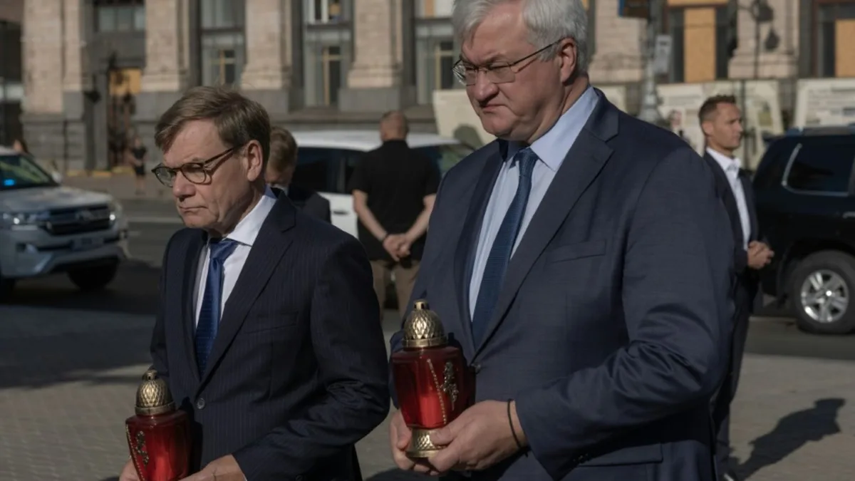 Wadephul wirft Russland bei Ukraine-Besuch „wahllosen Mord an Zivilisten“ vor