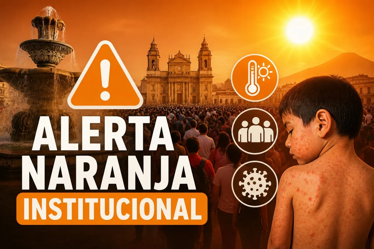 ¿Qué significa la alerta anaranjada municipal activada en la Ciudad de Guatemala?