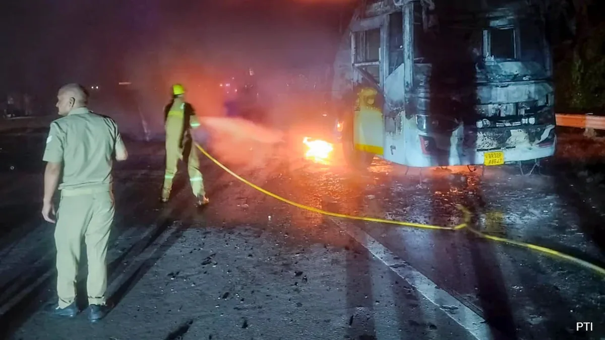 Greater Noida Bus On Fire, Driver Told Passengers "Won't Stop, Don't Care If You Die"