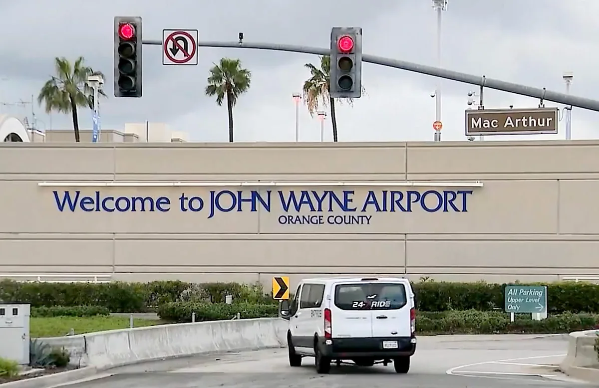Passenger arrested after breaching gate and stealing vehicle at John Wayne Airport airfield