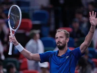 Medvedev beats longtime rival Tsitsipas and advances to Shanghai Masters quarterfinals