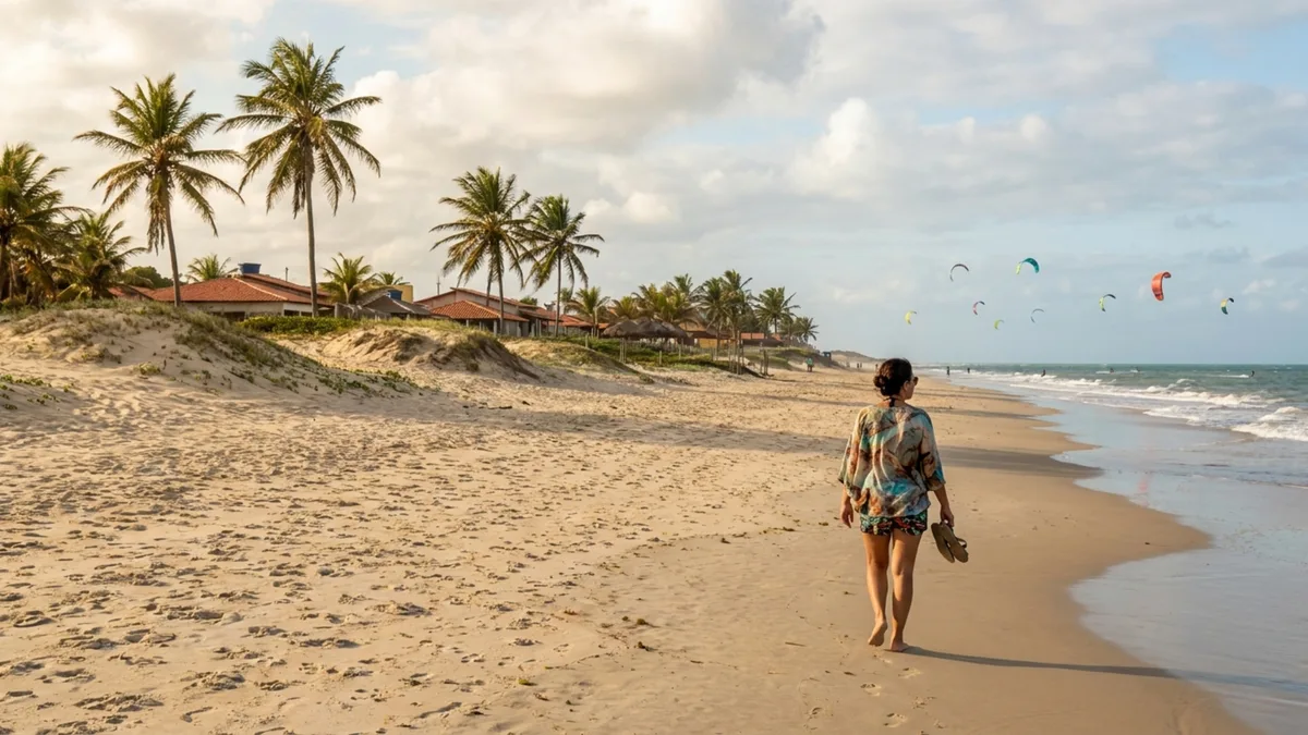 884 pessoas velejando ao mesmo tempo: a praia cearense que entrou no Guinness e virou a primeira do estado com selo ecológico internacional