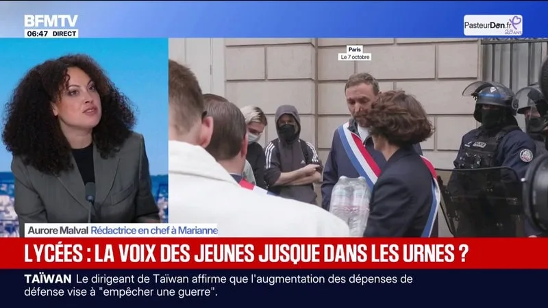 L'ÉDITO POLITIQUE - Présidentielle 2027: la voix des lycéens va-t-elle se reporter dans les urnes?