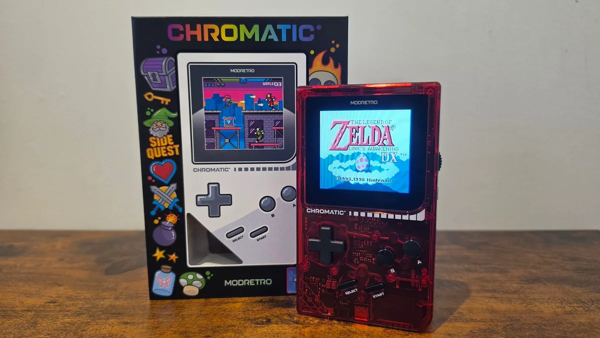 Two weeks with the new ModRetro Chromatic Transparent: I'm loving this slick modern way to play classic Game Boy games