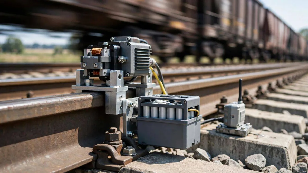 Scientists turn railway track vibrations into electricity with a system producing peak power