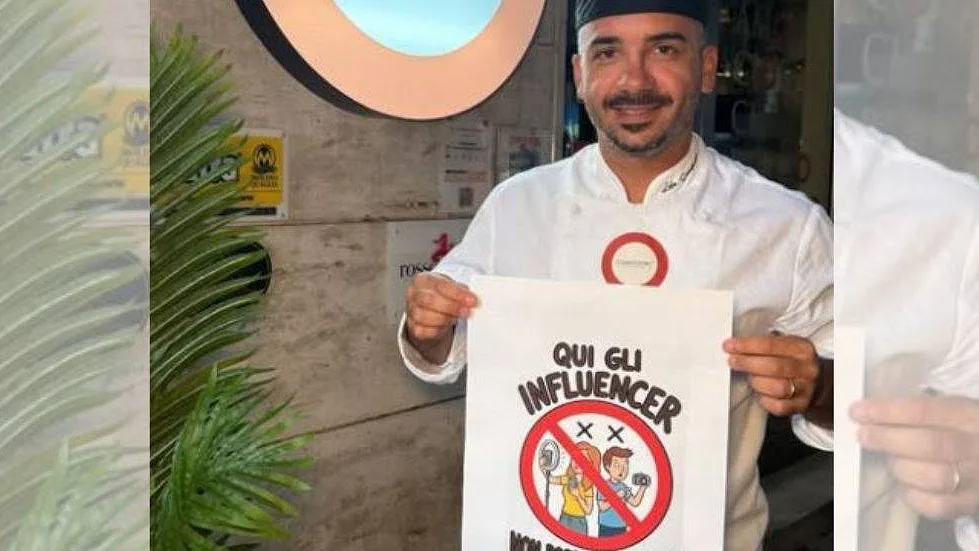 "Influencers não são permitidos" neste restaurante italiano e tudo porque um "escapou sem pagar"