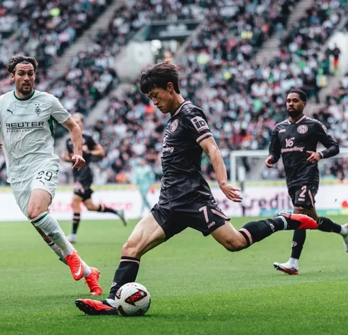 '이재성 선발' 마인츠, 묀헨글라트바흐에 4-3 역전승