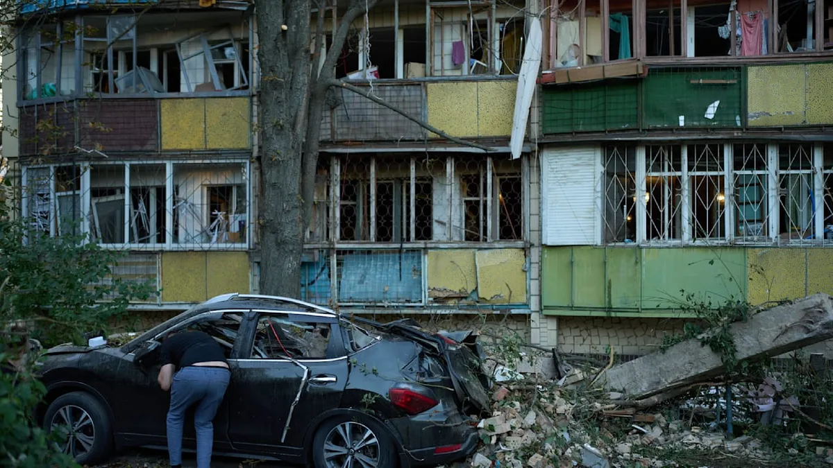 Viele Tote in der Ukraine - Russische Kampfdrohnen treffen Kiew