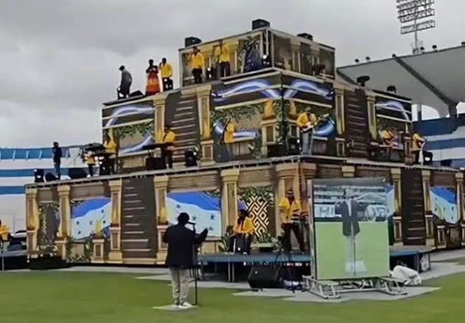 Privados de libertad hacen historia al presentarse en el Estadio Nacional durante las fiestas patrias en Honduras
