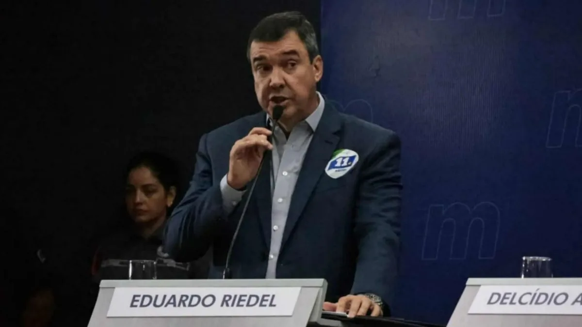 Candidato à reeleição ao Governo de MS, Riedel critica ataques e cobra propostas após debate em Campo Grande