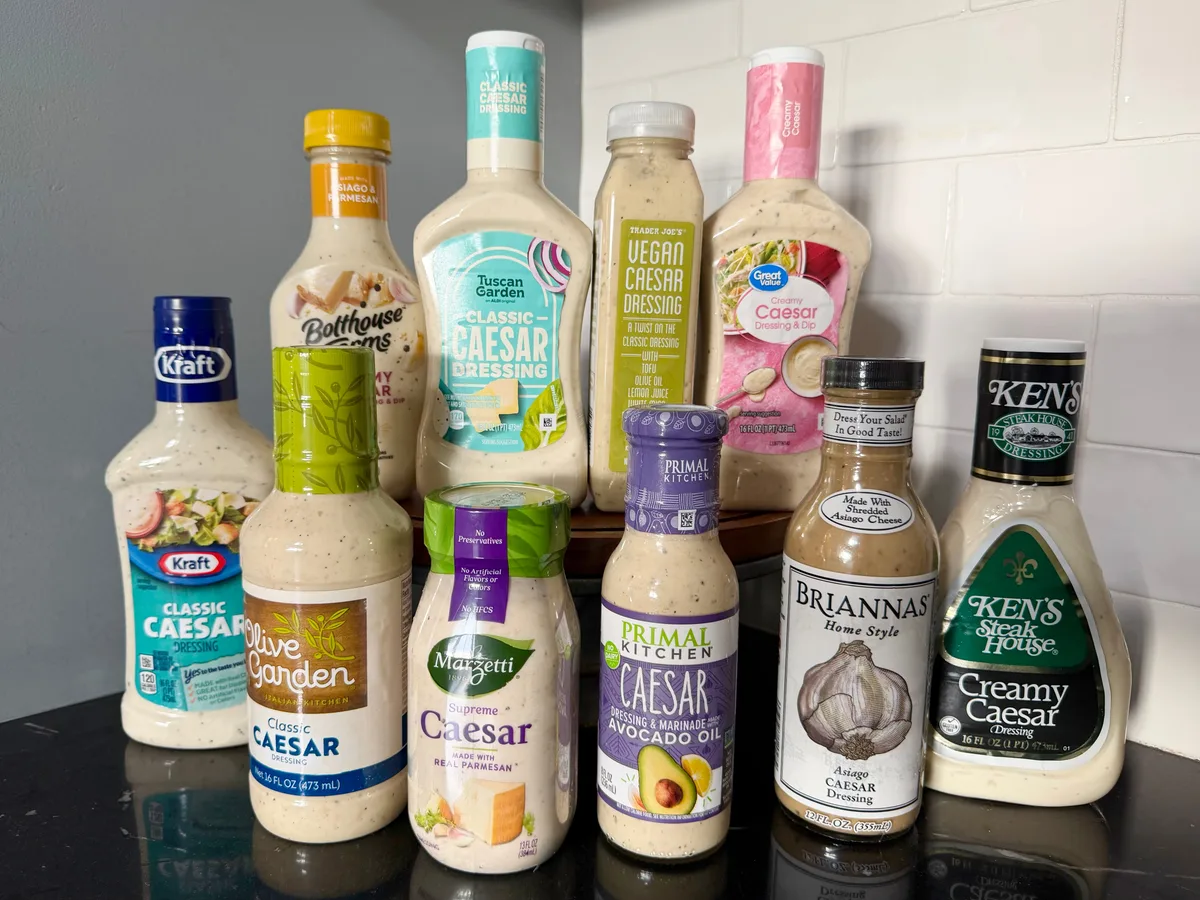I tried 10 different Caesar dressings to find the best one. I'm shocked by which ended up being my favorites.