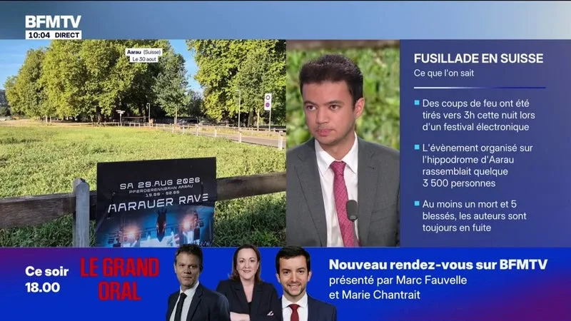Tirs en Suisse: la police communique sur le profil des victimes, morte et blessées, toutes âgées de 22 à 27 ans
